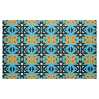 Abstract Tribal Colorful Mosaic Geometric Pattern Fabric