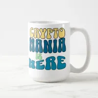 Crypto Mania Retro Blue Mug