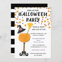 Halloween Drinks Candies and Treats Halloween Invitation