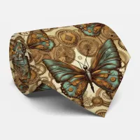 Steampunk Butterfly Tie - Men’s Neck Tie