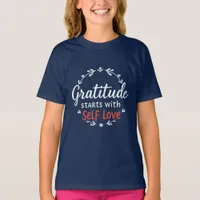 Kids Gratitude & Self Love T-Shirt - Customizable