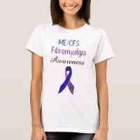 ME/CFS Fibromyalgia Ribbon Awareness Shirt