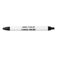 Business Logo Customer Appreciation or Promotional Black Ink Pen