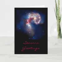 Galactic Collision Holiday Card