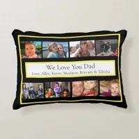 Personalized Family Photos | Gifts for Dad     Accent Pillow