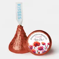 Red Poppies Floral Wedding  Hershey®'s Kisses®