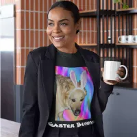 German Shepherd Dog & Easter Bunny Dark Women's T-Shirt