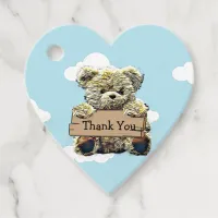 Personalized Thank you Baby Shower Teddy Bear Favor Tags