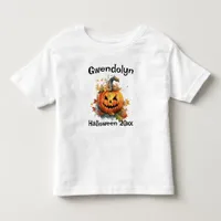 Halloween Tshirt Jack-o-lantern Personalize