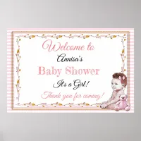 Personalized Baby Shower Banner Poster