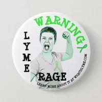 Lyme Disease, "Lyme Rage" Button