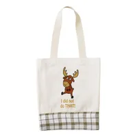 I did not do THAT! Funny moose Tote Bag