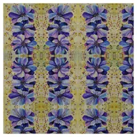 Delphinium  flowers painting fabric