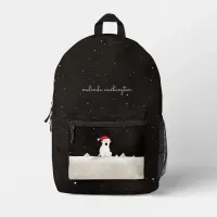 Merry Christmas Polar Bear! Printed Backpack