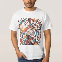 "Being Daddy Being Baddy" Chopper Daddy Geometric T-Shirt