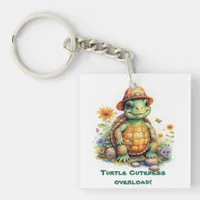 Turtle Cuteness Overload Keychain