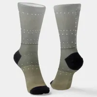 Steampunk Silver Metal With Rivets Socks