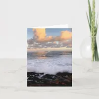 Blank Coastal Beach Note Card