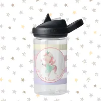 Personalized Unicorn Dance Party Water Bottle