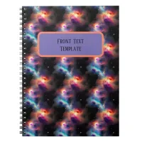 Stellar Symphony Galactic Nebulas Pattern Notebook