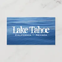 Lake Tahoe Blue Water Business Card