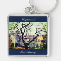 Dreamscape Luxembourg bohemian city Keychain