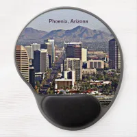 Downtown View of Phoenix, Arizona Gel Mouse Pad