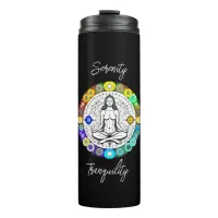 Tranquility and Serenity Peaceful Meditation Thermal Tumbler