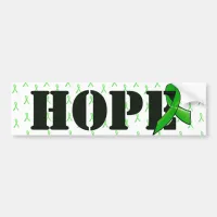 Hope Bumper Sticker with Lyme Disease Ribbon
