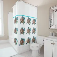 Shower Curtain - BlueFinned Fish