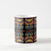 Cosmic Owl of Wisdom Coffee Mug