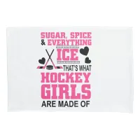 cute sugar and spice girls ice hockey pillowcase