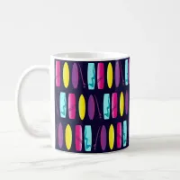 Surfboards Pattern Coffee Mug