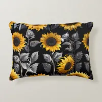 Cute Gold & Silver Sunflower