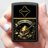 Gems hidden in golden sands zippo lighter