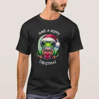 Have a Hoppy Christmas | Frog Pun T-Shirt