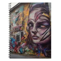 Urban Art on Abandoned Building Notebook