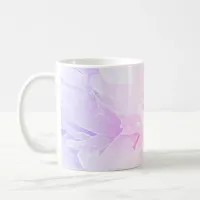 *~*  Peony Flower Pastel Pink Lavender Coffee Mug