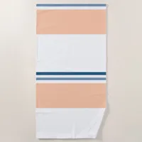 Modern Preppy Pattern Beach Towel