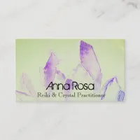 *~* Energy Healing Reiki Crystal Yoga Reiki Master Business Card