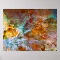 Eta Carinae Nebula in Brown & Copper Value Poster