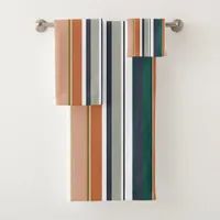 Modern New Season Stripes Bath Towel Set