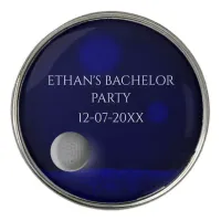 Golfer Golf Bachelor Party - Navy Blue golf course Golf Ball Marker