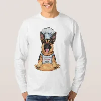 Culinary Canine: Baker German Shepard With Loaf T-Shirt