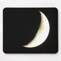 Moon Photo Close up of Craters Mouse Pad