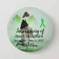 In Memory of My Mom Lyme Memorial Button