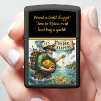 Miner finds treasure by the river zippo lighter