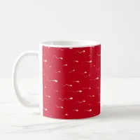 Sperm Donor Fun Red and White Fertility Themed Coffee Mug