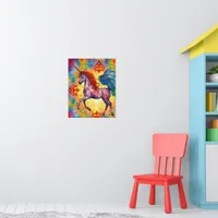 The Colorful Appaloosa Unicorn Poster