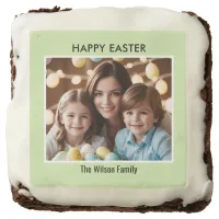 Happy Easter Custom Photo Favor Personalized Name Brownie